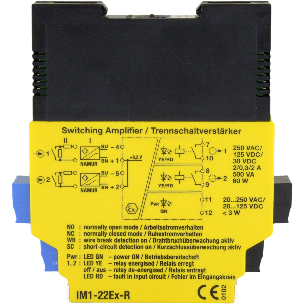 IM1-22EX-R | TURCK Isolation Switch Relay, 2-Channel, 20-250 VAC / 20 ...